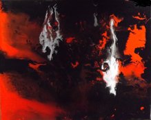 "Volcan" - Acrylique 24/30 - 70€